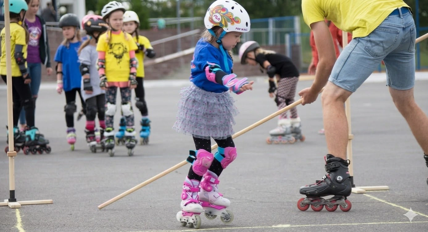 Basic level roller skating classes in Athens